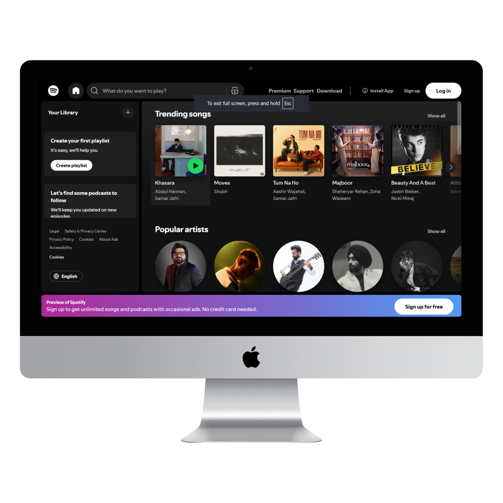Spotify MOD APK For Mac 1 spotifymodapks.net .in front