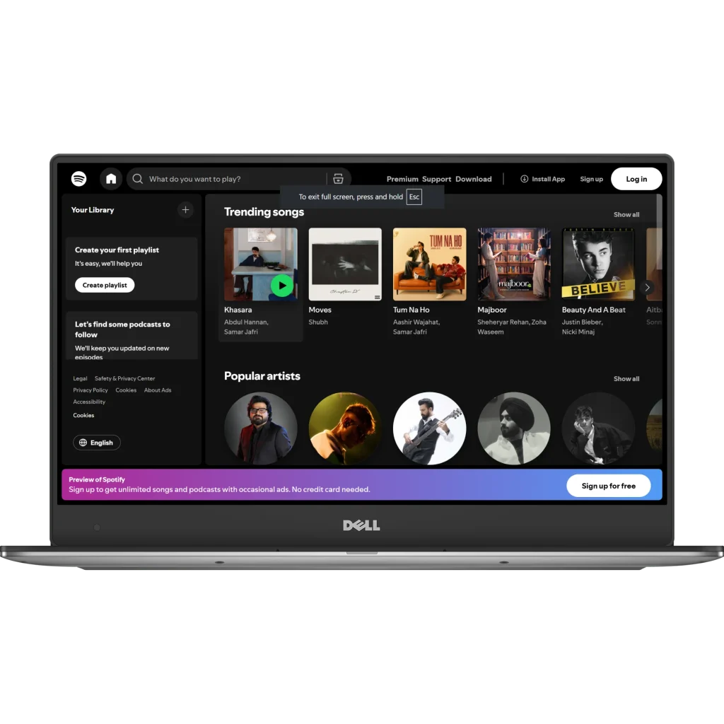 Spotify MOD APK For PC 1 spotifymodapks.net.in-front